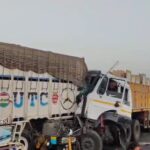 भरधाव ट्रकची आयशरला धडक ट्रक चालक व क्लीनरचा मृत्यू