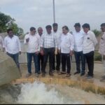 खडकपूर्णा प्रकल्पाचे पाणी बुलढाण्यात दाखल; आमदार   गायकवाड यांची प्रत्यक्ष पाहणी